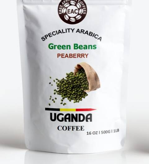 East African Coffees Specialty Arabica Unroasted Green Coffee Beans, 16 oz/1 lb
